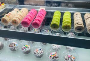 Order sweets and desserts at the Golden Whisk Bakery in Midland, TX